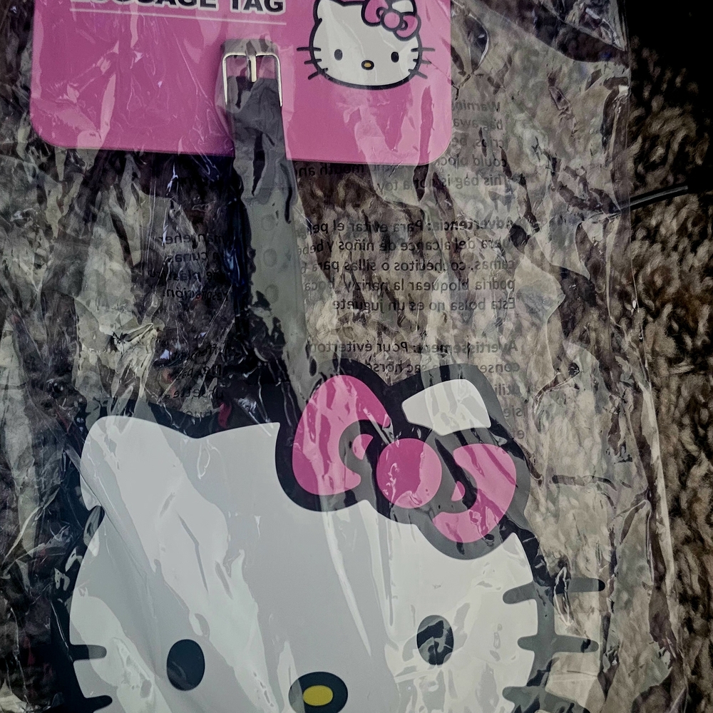 Hello Kitty Pink and White Luggage Tag